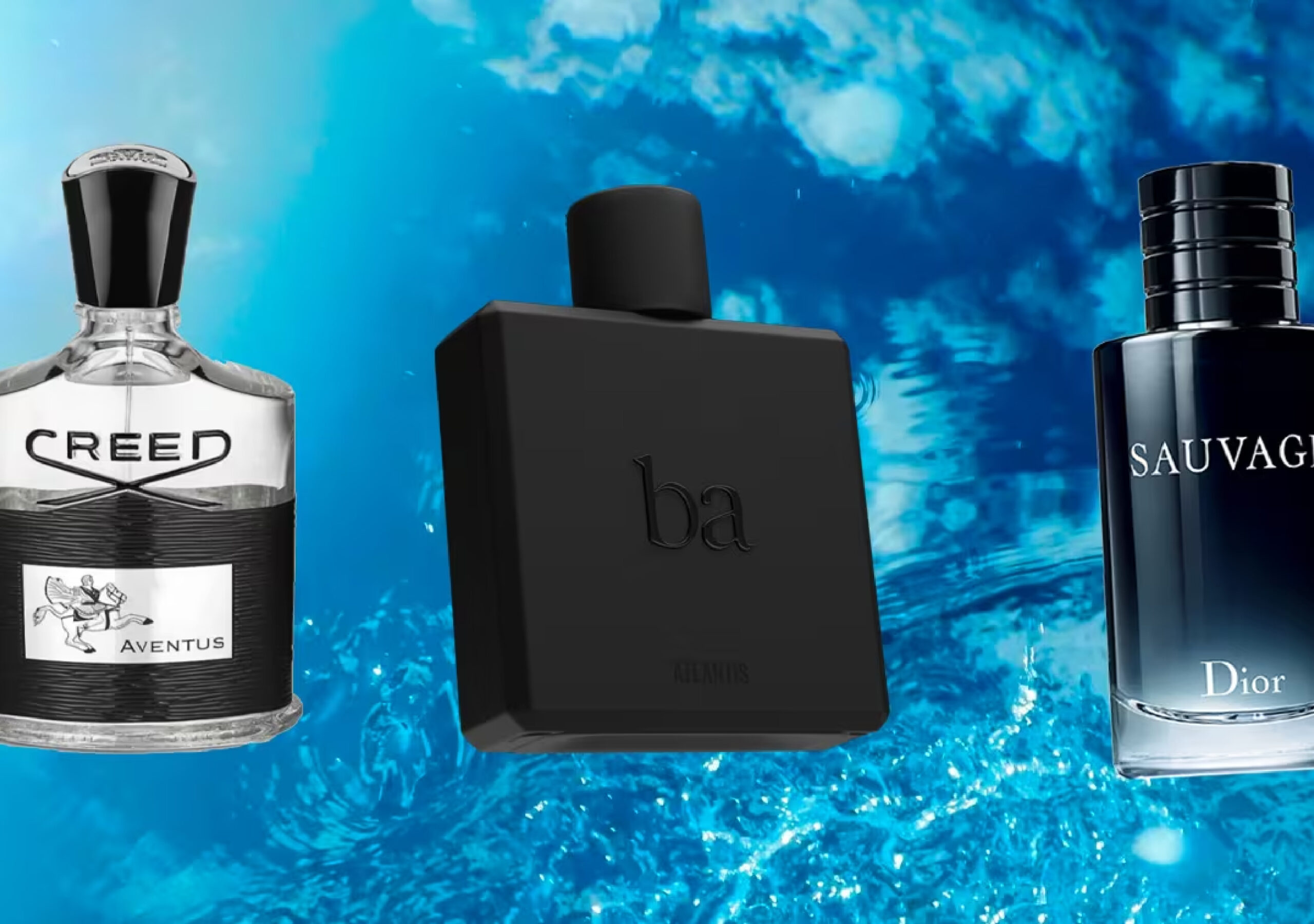 Luxury men's perfume bottles carefully packed in Foundation Day offers